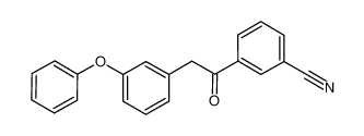 3-[2-(3-PHENOXYPHENYL)ACETYL]BENZONITRILE 465514-74-3