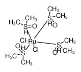 72904-47-3 structure, C8H28Cl2O4RuS4