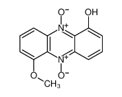 5-hydroxy-6-methoxy-10-oxidophenazin-10-ium-1-one 13925-12-7