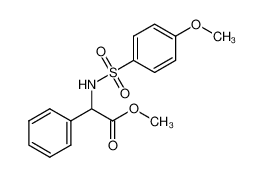 251096-82-9 methyl 2-(4-methoxyphenylsulfonamido)-2-phenylacetate