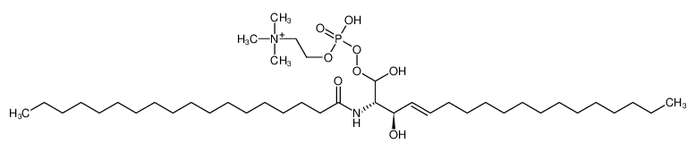 85187-10-6 structure, C41H84N2O8P+