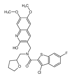 579459-58-8 structure, C26H24ClFN2O5S