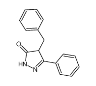 4-benzyl-3-phenyl-1,4-dihydropyrazol-5-one 40115-65-9