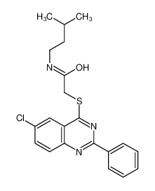 606132-52-9 structure, C21H22ClN3OS