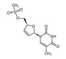 140381-05-1 spectrum, 2',3'-didehydro-3'-deoxy-5'-O-(methylsulfonyl)thymidine