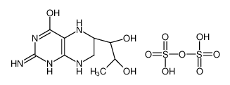 (6S)-2-amino-6-(1,2-dihydroxypropyl)-5,6,7,8-tetrahydro-1H-pteridin-4-one,sulfo hydrogen sulfate 103130-45-6