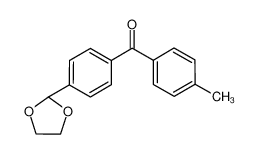 [4-(1,3-dioxolan-2-yl)phenyl]-(4-methylphenyl)methanone 898759-84-7