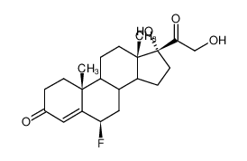 3827-45-0 spectrum, 6β-Fluor-17α,21-diacetoxy-3,20-dioxo-pregnen-(4)