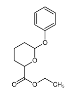 ethyl 6-phenoxyoxane-2-carboxylate 6302-50-7