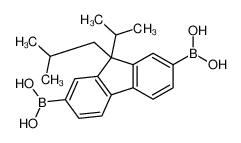 (9-Isobutyl-9-isopropyl-9H-fluorene-2,7-diyl)diboronic acid 1003866-27-0