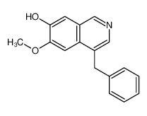 4-benzyl-6-methoxyisoquinolin-7-ol 3200-51-9