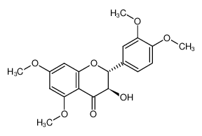 6563-36-6 (+)-3',4',5,7-tetra-O-methyl-2,3-trans-dihydroquercetin