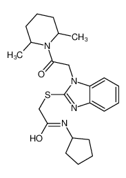 606110-29-6 structure, C23H32N4O2S