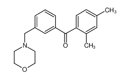 (2,4-dimethylphenyl)-[3-(morpholin-4-ylmethyl)phenyl]methanone 898765-56-5