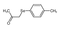 104722-83-0 1-(p-tolylselanyl)propan-2-one