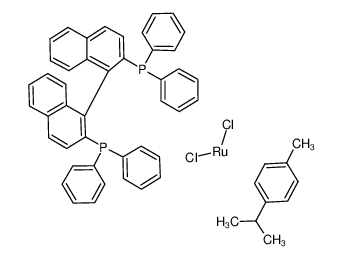 氯代[(S)-(-)-2,2'-二(二苯基膦)-1,1'-联萘](P-伞花素)氯化钌(II)