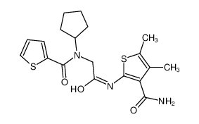 606109-77-7 structure, C19H23N3O3S2