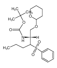 116611-53-1 [(R)-2-Benzenesulfonyl-1-(tetrahydro-pyran-2-yloxymethyl)-pentyl]-carbamic acid tert-butyl ester