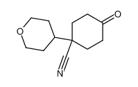 4-oxo-1-(tetrahydro-pyran-4-yl)-cyclohexanecarbonitrile 1202462-46-1