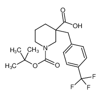 887344-24-3 structure, C19H24F3NO4