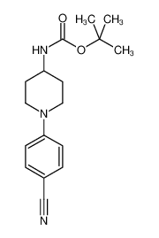 tert-butyl N-[1-(4-cyanophenyl)piperidin-4-yl]carbamate 344566-78-5