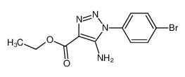 ethyl 5-amino-1-(4-bromophenyl)triazole-4-carboxylate 106748-14-5