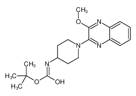 tert-butyl N-[1-(3-methoxyquinoxalin-2-yl)piperidin-4-yl]carbamate 1065484-42-5