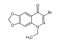 3-bromo-1-ethyl-[1,3]dioxolo[4,5-g]cinnolin-4-one 58561-09-4