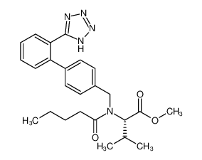 (S)-Methyl 2-(N-((2'-(1H-tetrazol-5-yl)-[1,1'-biphenyl]-4-yl)methyl)pentanamido)-3-methylbutanoate 137863-17-3