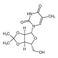 2073-43-0 spectrum, 1-(2,3-O-isopropylidene-β-D-ribofuranosyl)thymine