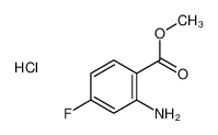 439808-83-0 methyl 2-amino-4-fluorobenzoate,hydrochloride