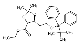 562823-70-5 spectrum, (4R,5S)-5-[2-(tert-Butyl-diphenyl-silanyloxy)-ethyl]-2,2-dimethyl-[1,3]dioxolane-4-carboxylic acid ethyl ester