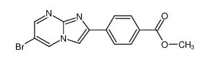 methyl 4-(6-bromoimidazo[1,2-a]pyrimidin-2-yl)benzoate 944581-07-1