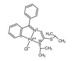 881171-90-0 structure, C21H26ClNPdS2+