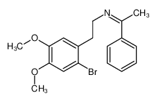 140616-37-1 N-[2-(2-bromo-4,5-dimethoxyphenyl)ethyl]-1-phenylethanimine