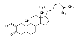 17130-63-1 (2Z)-2-(hydroxymethylidene)-10,13-dimethyl-17-(6-methylheptan-2-yl)-4,5,6,7,8,9,11,12,14,15,16,17-dodecahydro-1H-cyclopenta[a]phenanthren-3-one