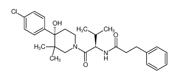 946585-15-5 N-((R)-1-((S)-4-(4-chlorophenyl)-4-hydroxy-3,3-dimethylpiperidin-1-yl)-3-methyl-1-oxobutan-2-yl)-3-phenylpropanamide