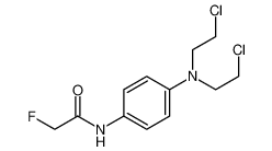 N-[4-[bis(2-chloroethyl)amino]phenyl]-2-fluoroacetamide 1492-93-9