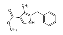 1H-Pyrrole-3-carboxylicacid,4-methyl-5-(phenylmethyl)-,methylester(9CI) 65185-09-3