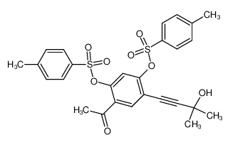 173992-04-6 5'-(3-hydroxy-3-methylbutynyl)-2',4'-bis(tosyloxy)acetophenone