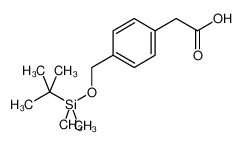 2-[4-[[tert-butyl(dimethyl)silyl]oxymethyl]phenyl]acetic acid 886363-54-8