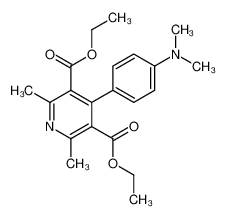 53338-49-1 diethyl 4-[4-(dimethylamino)phenyl]-2,6-dimethylpyridine-3,5-dicarboxylate