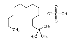 Dodecyltrimethylammonium hydrogen sulfate 103999-25-3