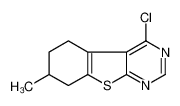 4-chloro-7-methyl-5,6,7,8-tetrahydro-[1]benzothiolo[2,3-d]pyrimidine 137438-23-4