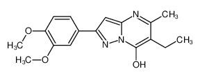 2-(3,4-Dimethoxyphenyl)-6-ethyl-5-methylpyrazolo[1,5-a]pyrimidin- 7-ol