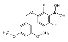 849062-01-7 structure, C15H15BF2O5