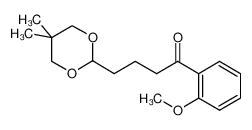 4-(5,5-dimethyl-1,3-dioxan-2-yl)-1-(2-methoxyphenyl)butan-1-one 898786-39-5