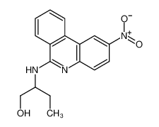 2-[(2-nitrophenanthridin-6-yl)amino]butan-1-ol 38053-03-1