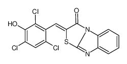 (2Z)-2-[(2,4,6-trichloro-3-hydroxyphenyl)methylidene]-[1,3]thiazolo[3,2-a]benzimidazol-1-one