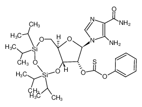 139123-73-2 spectrum, 2'-O-phenoxythiocarbonyl-3',5'-O-tetraisopropyldisiloxanyl-5-amino-1-(β-D-ribofuranosyl)imidazole-4-carboxamide